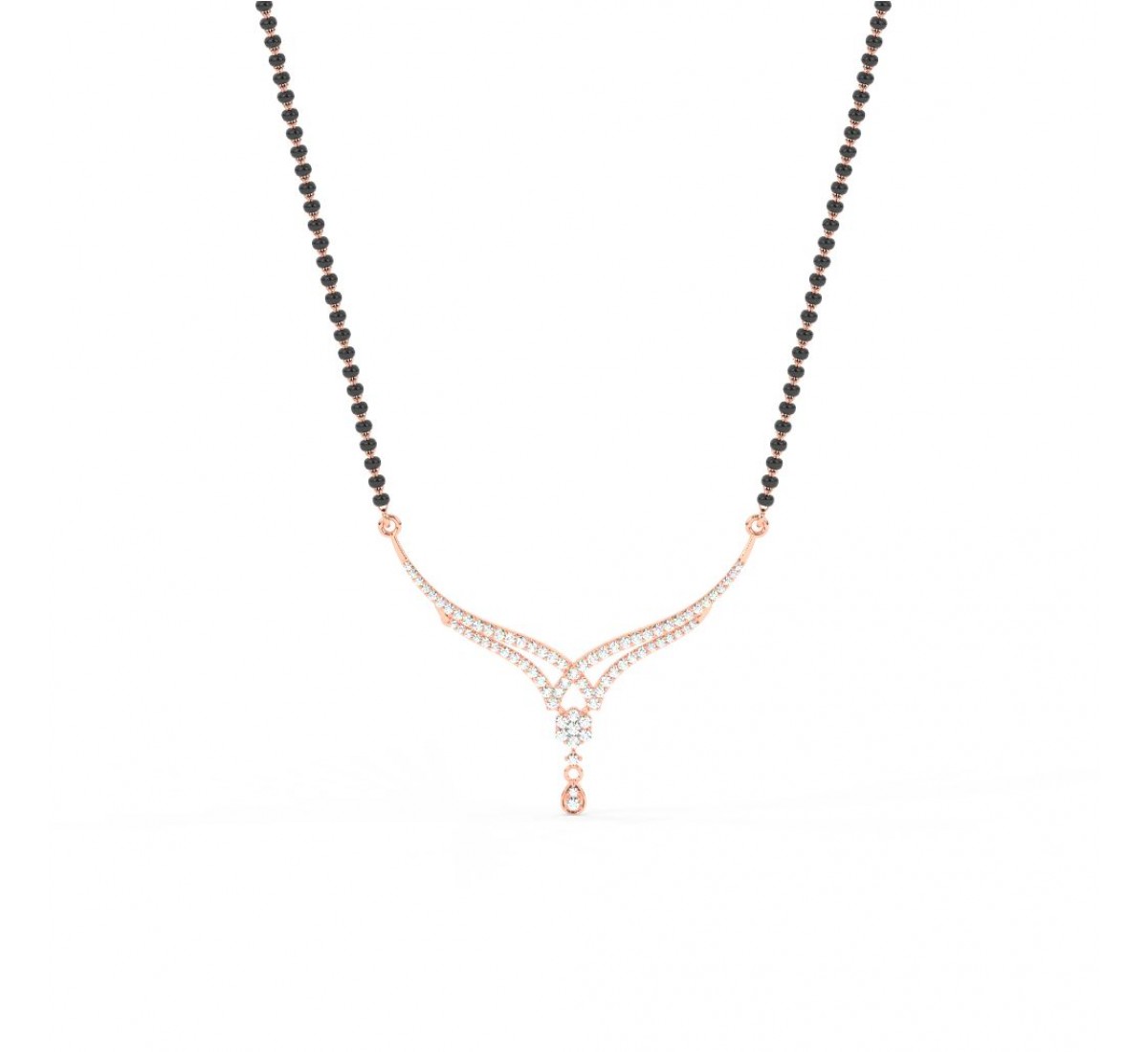 Rose Gold Layered Stunning Mangalsutra