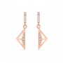 Rose Gold Akira Drop Earrings