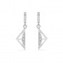 Silver Akira Drop Earrings