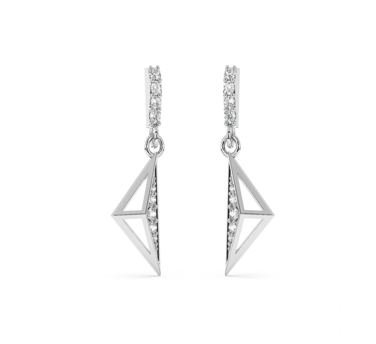 Silver Akira Drop Earrings