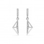 Silver Akira Drop Earrings