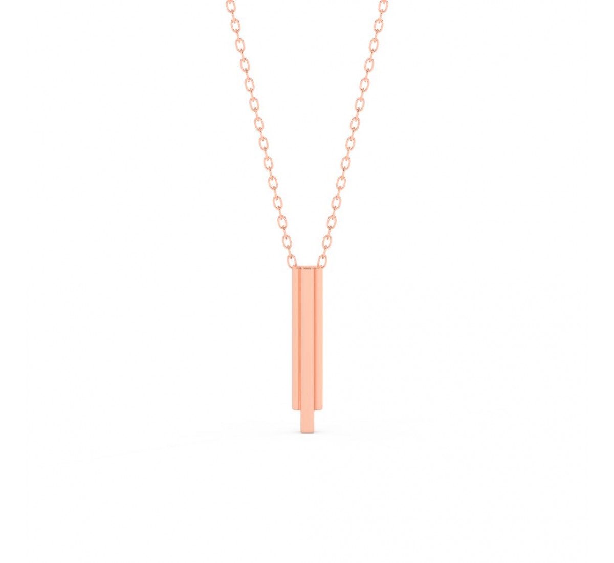 Rose Gold Monolith Pendent