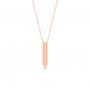 Rose Gold Monolith Pendent