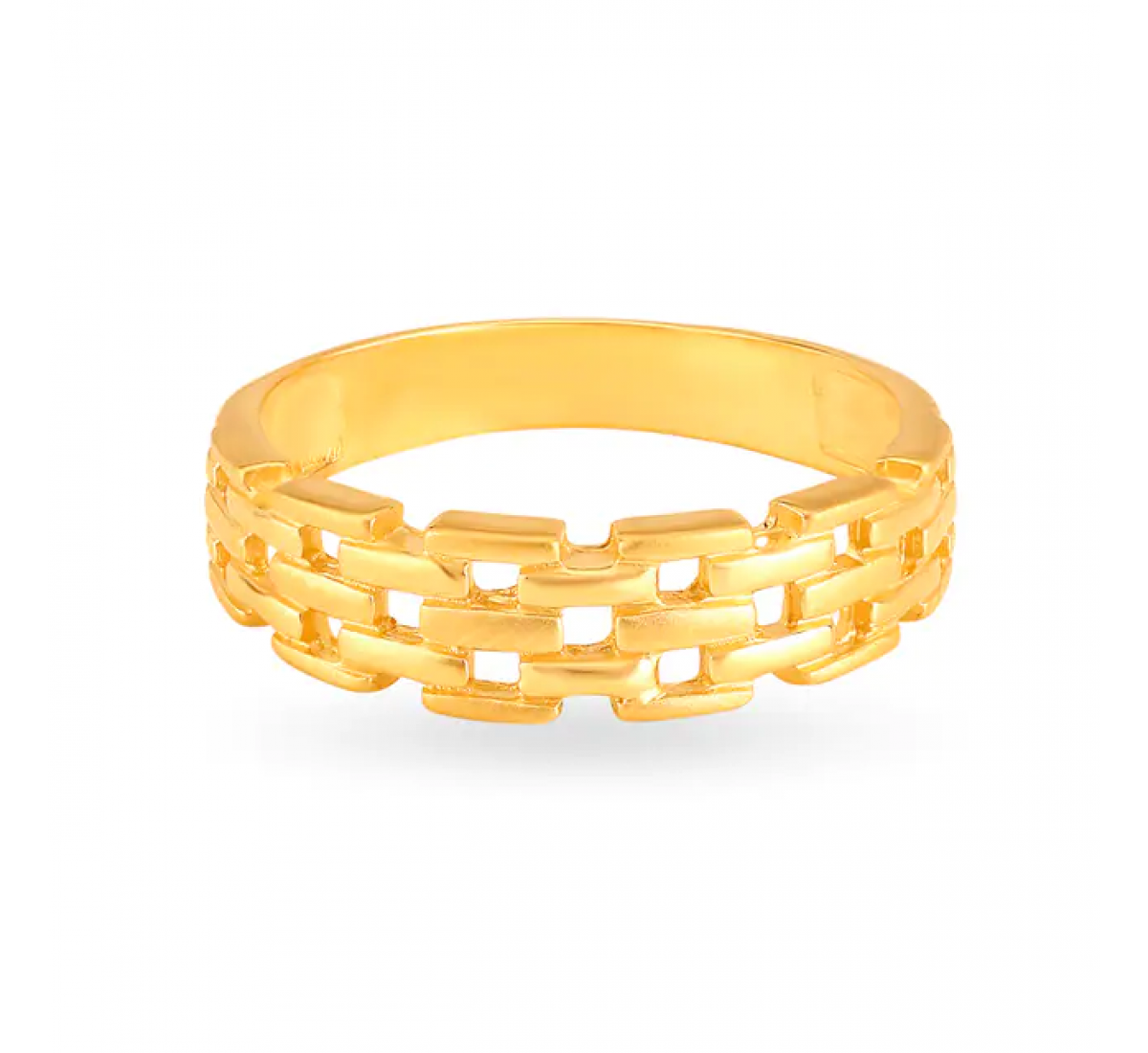 Stylish Geometric Gold Ring