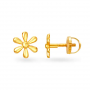 Floral Petite Gold Stud