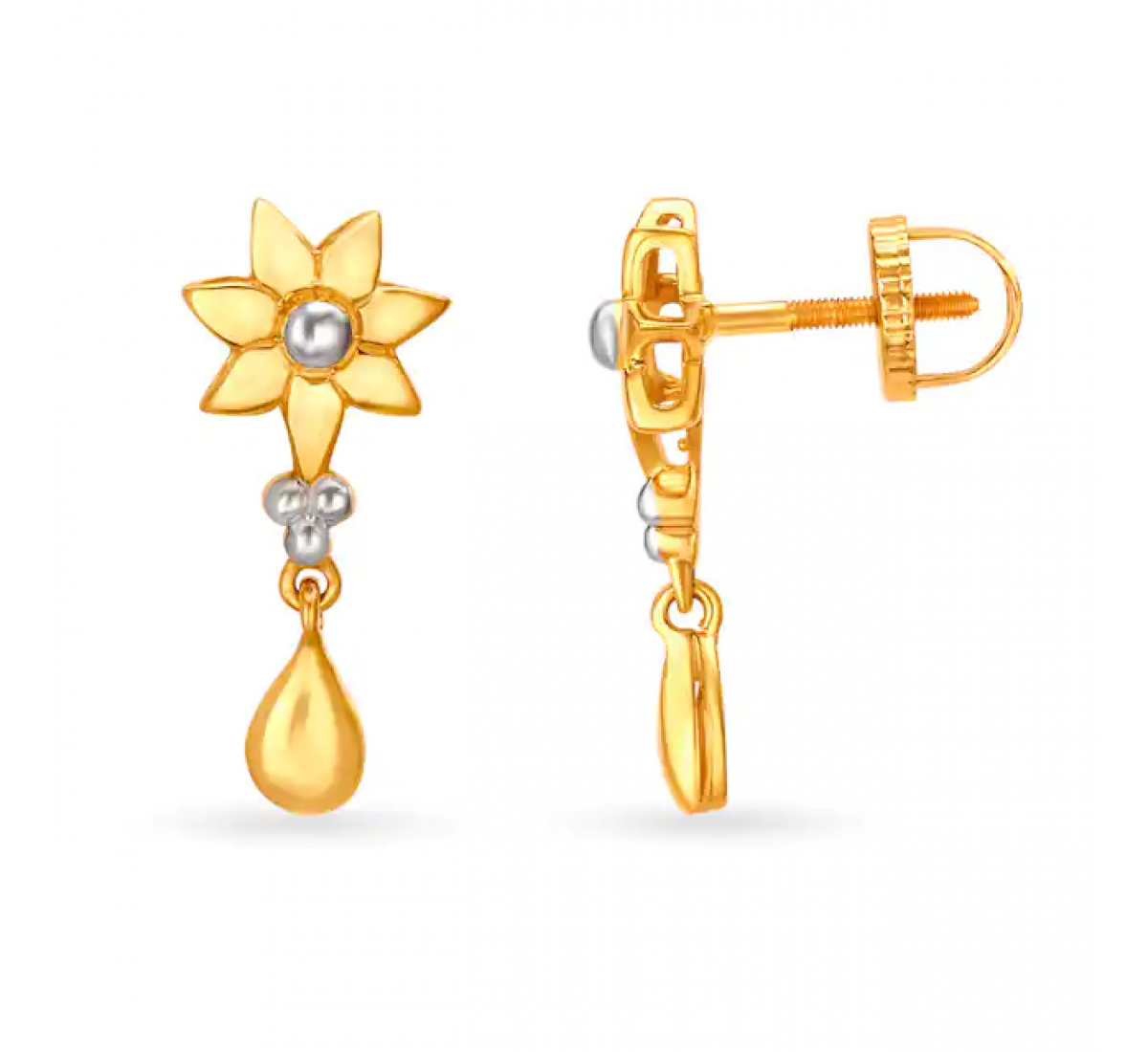 Luken Gold Flower Earrings