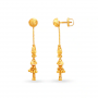 Bewitching Drop Gold Earrings