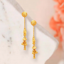 Bewitching Drop Gold Earrings