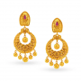 Baroque Drop Gold Earrings