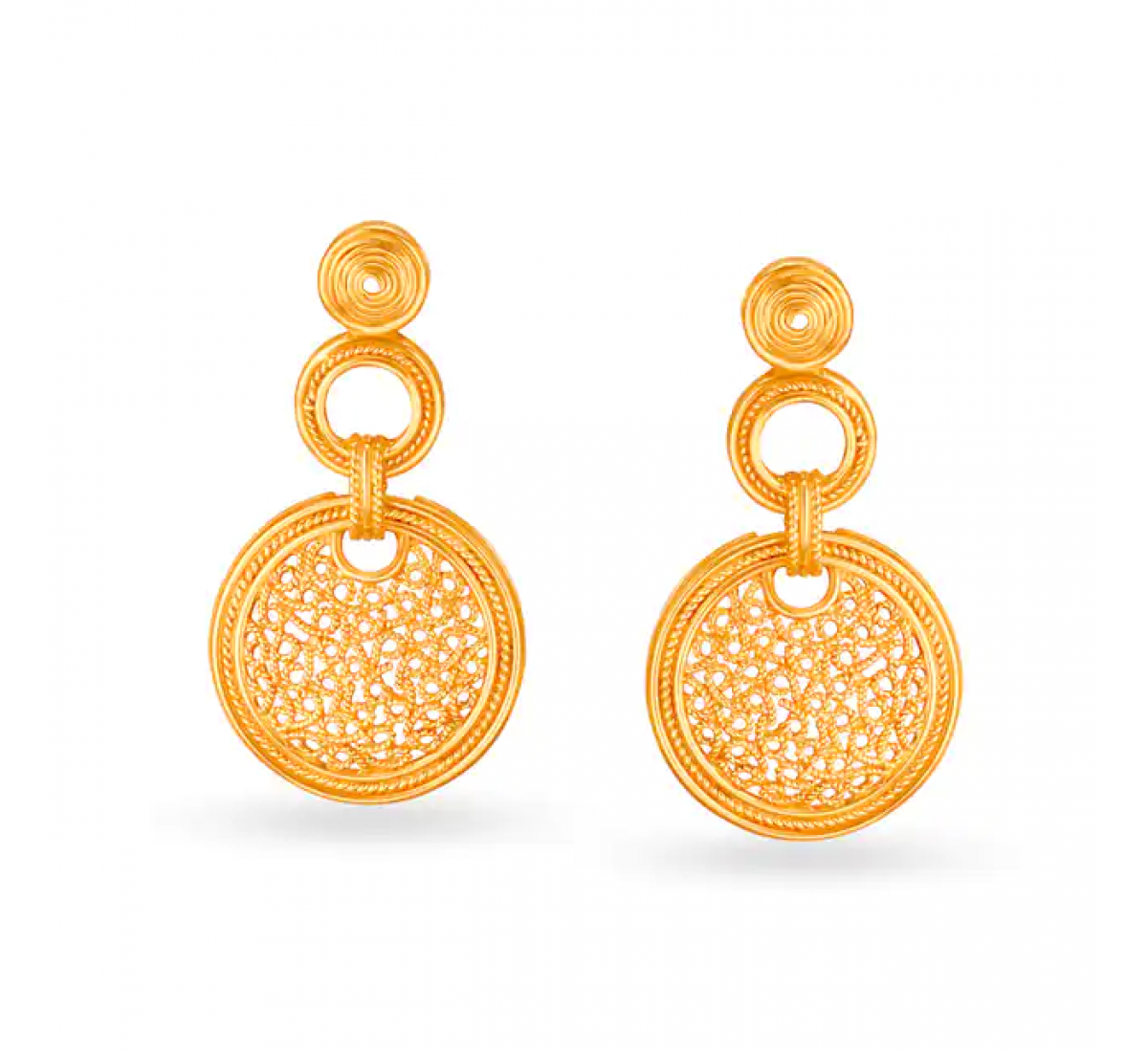 Aseem Drop Gold Earrings