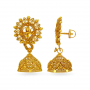 Himani Gold Jhumka Earrings