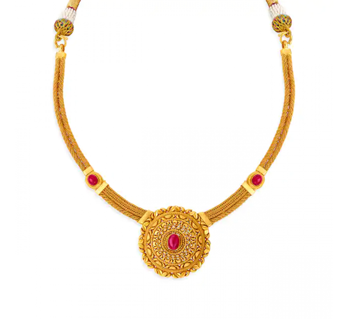 Barika Gold Necklace Set