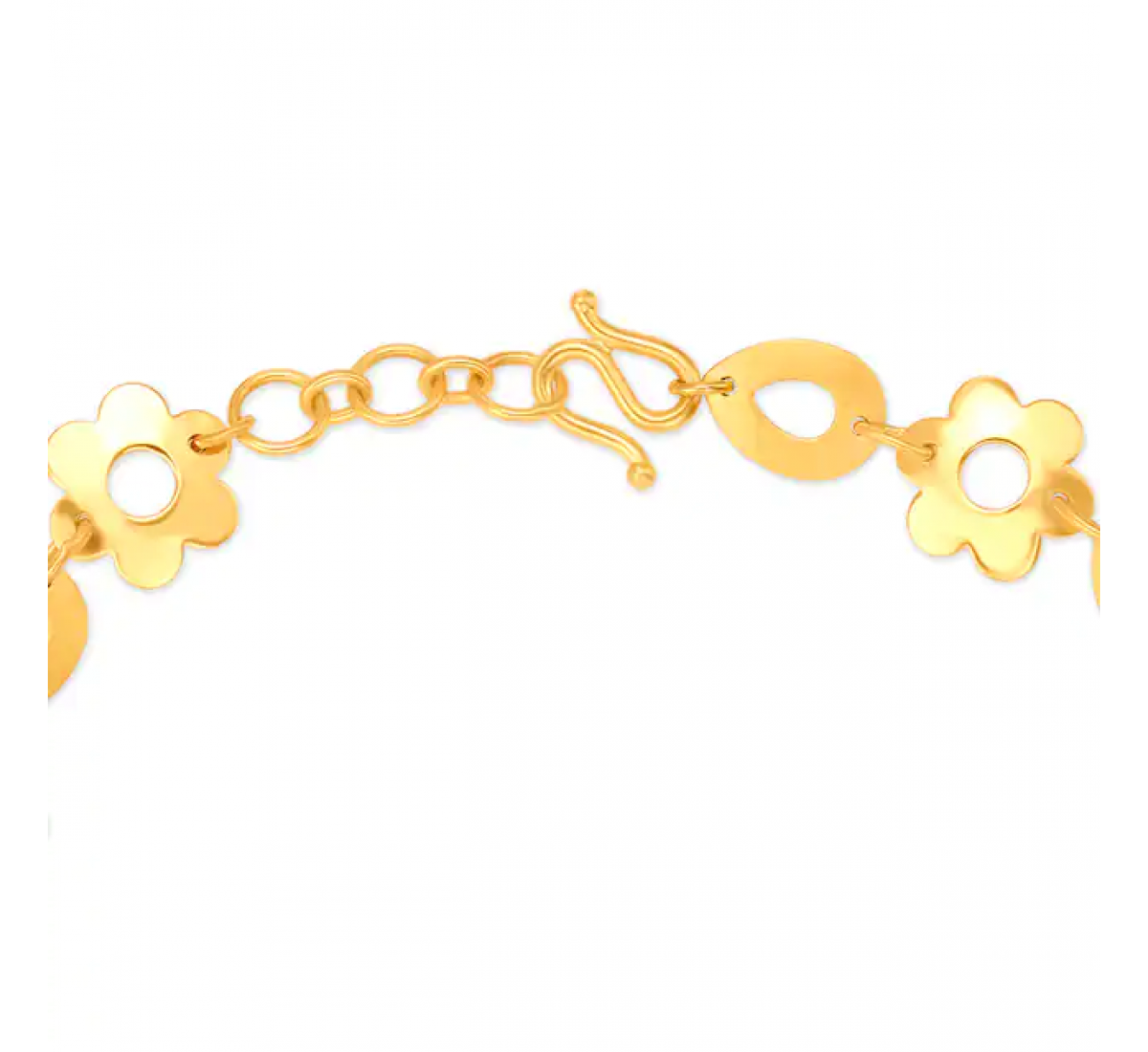 Delicate Floral Gold Bracelet