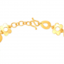 Delicate Floral Gold Bracelet