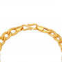 Semi Spiral Gold Bracelet