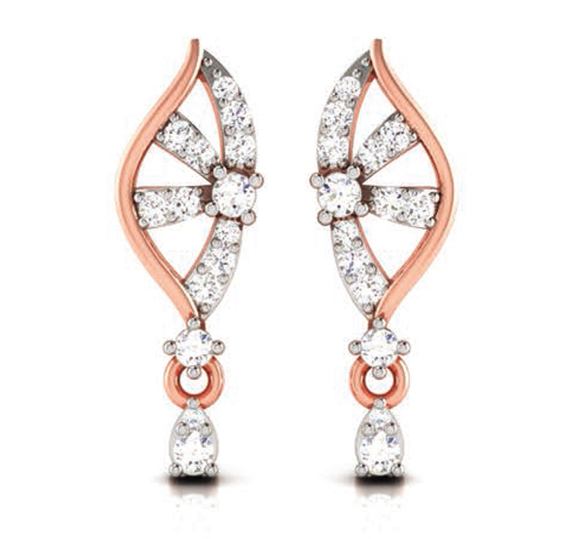 Rio Paisley Diamond Earrings