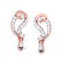 Jeus Gold Diamond Earrings