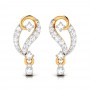 Jeus Gold Diamond Earrings