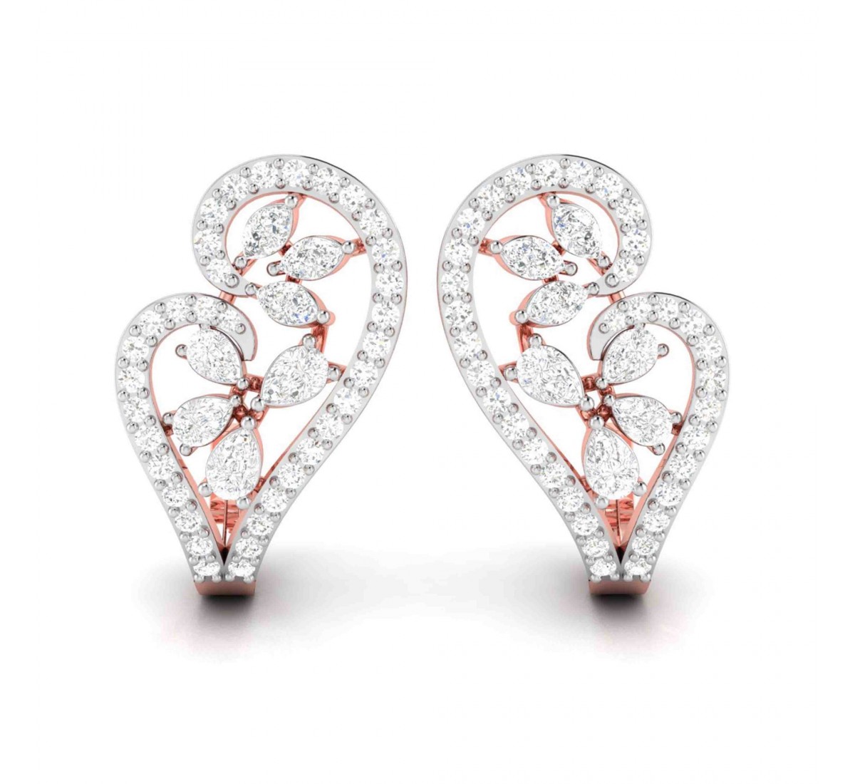 Glo Diamond Hoops