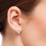 Pyramie Aroha Diamond Hoops