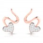 Spiral Diamond Earrings