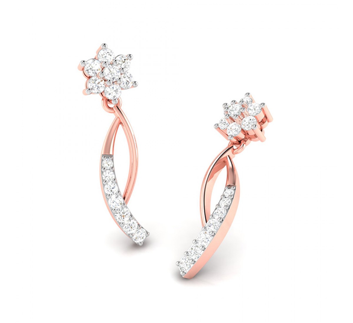 Cute Beauty Diamond Earrings