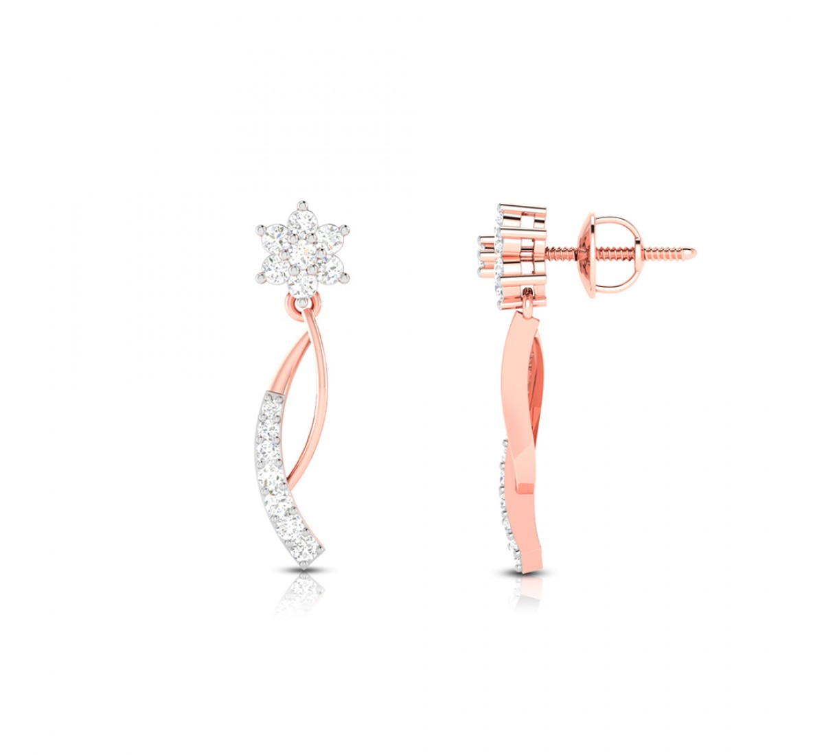 Cute Beauty Diamond Earrings