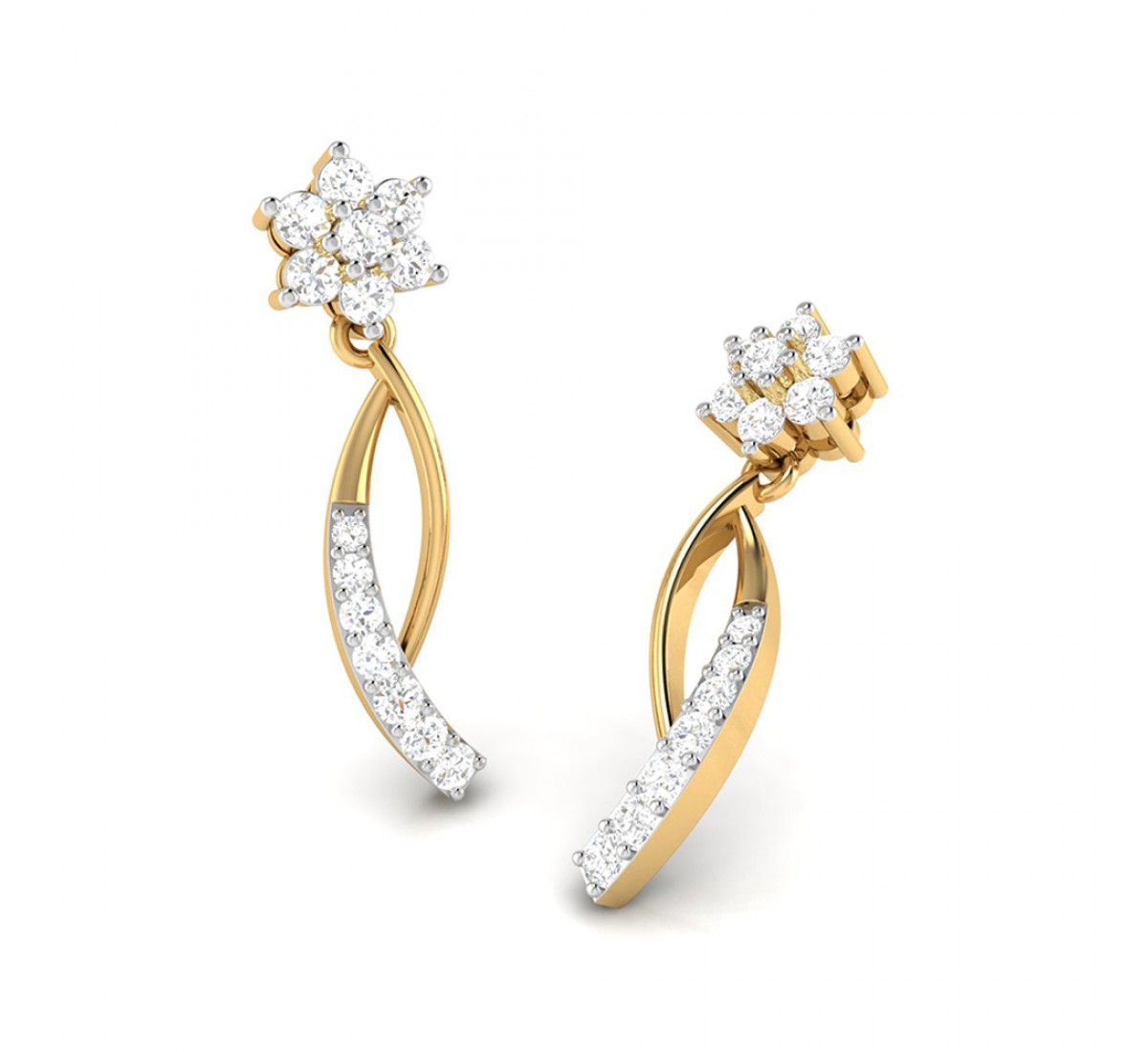 Cute Beauty Diamond Earrings