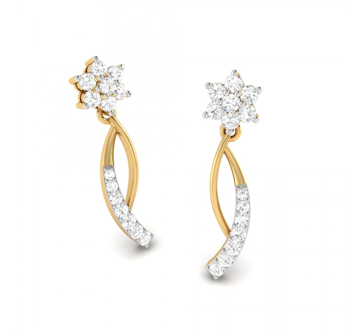 Cute Beauty Diamond Earrings