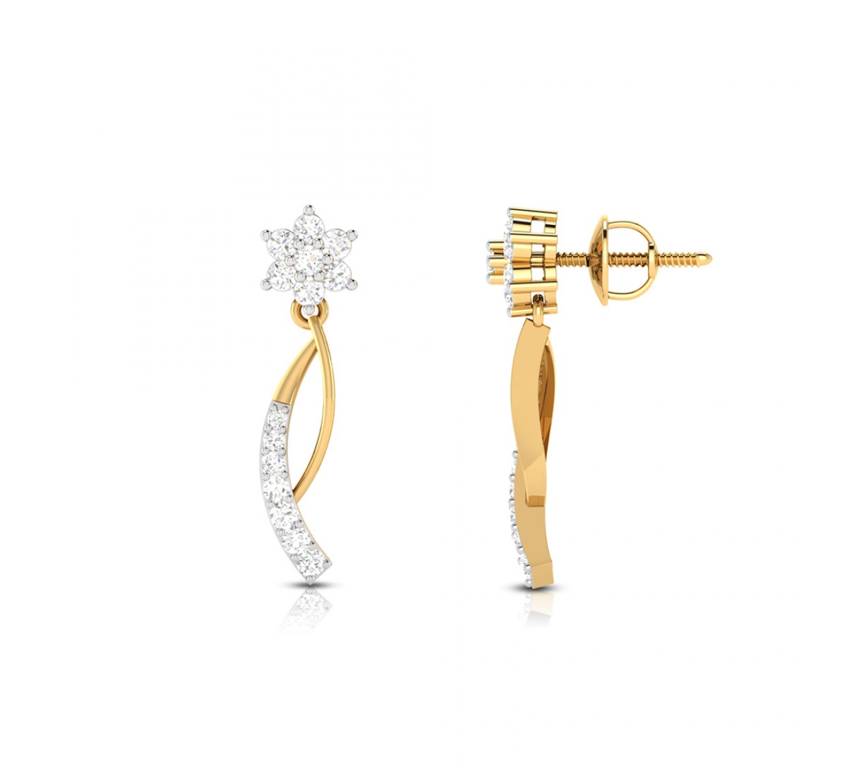 Cute Beauty Diamond Earrings