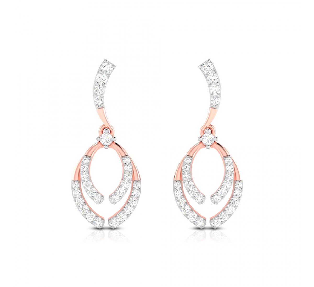 Begonia Dame Diamond Earrings