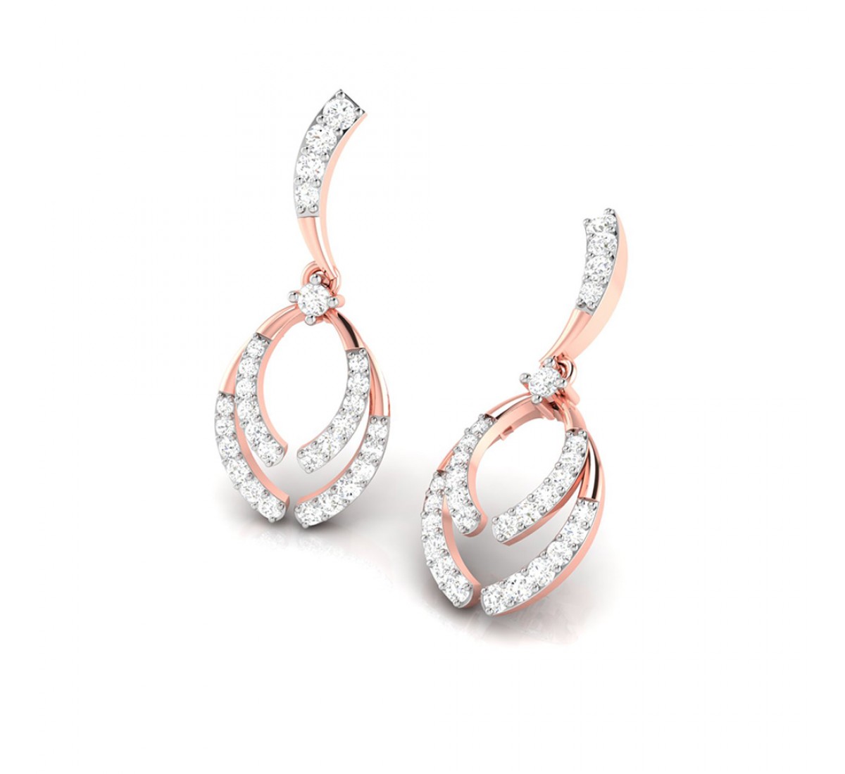 Begonia Dame Diamond Earrings