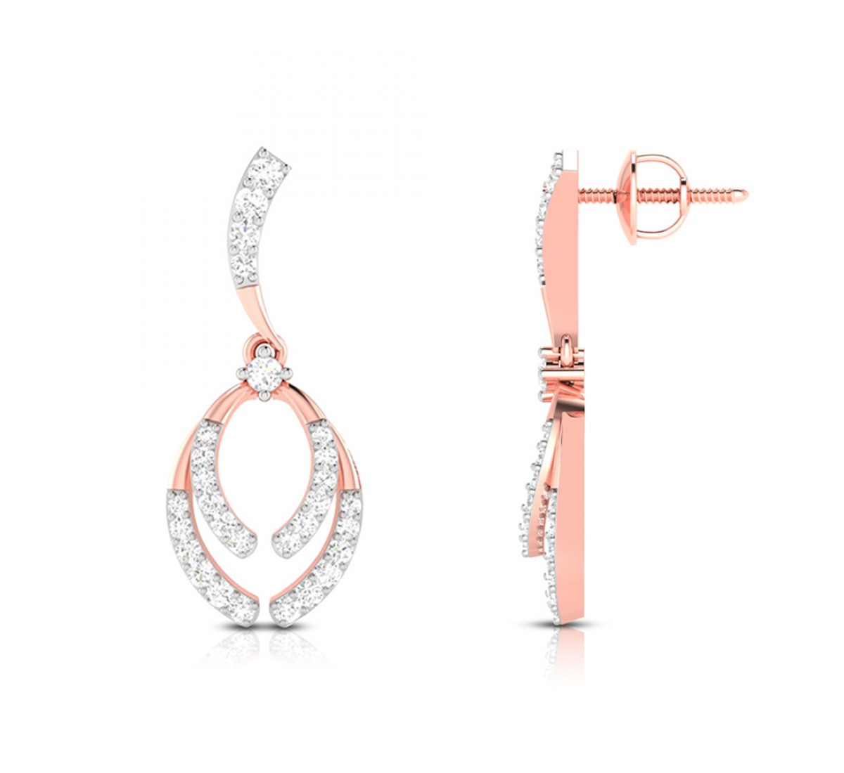 Begonia Dame Diamond Earrings