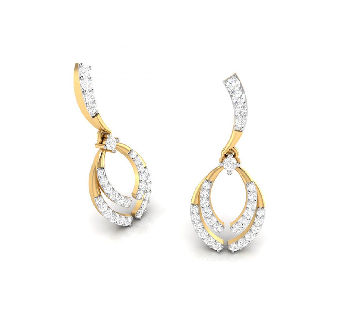 Begonia Dame Diamond Earrings