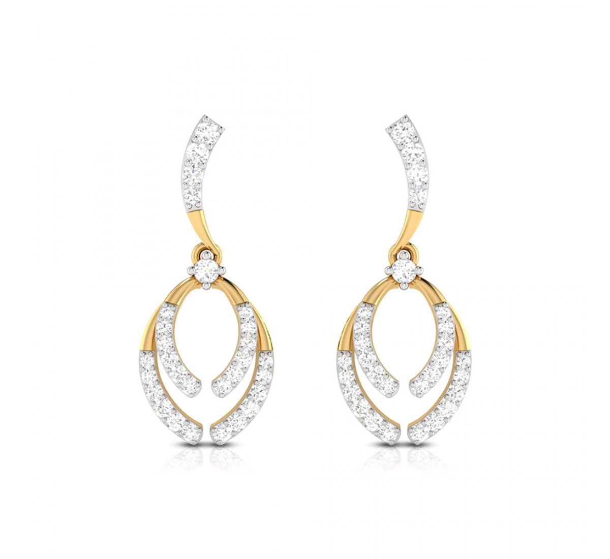 Begonia Dame Diamond Earrings