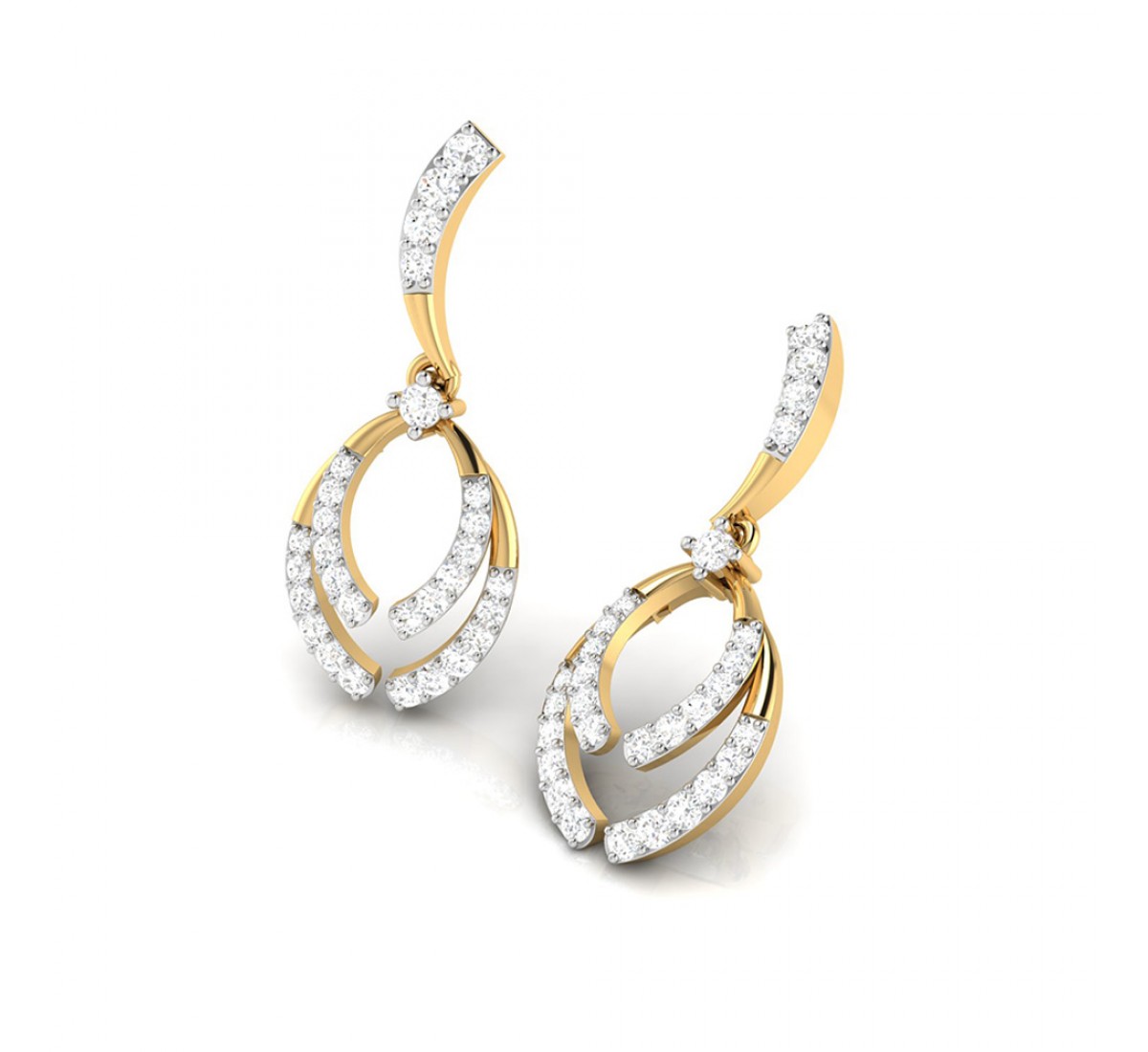 Begonia Dame Diamond Earrings