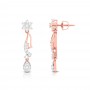 Lila Drop Diamond Earrings