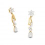 Lila Drop Diamond Earrings