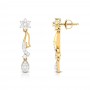 Lila Drop Diamond Earrings