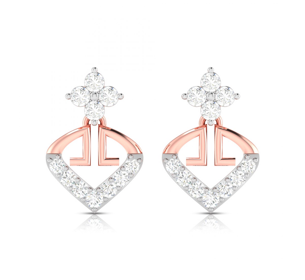 Lara Drop Diamond Earrings