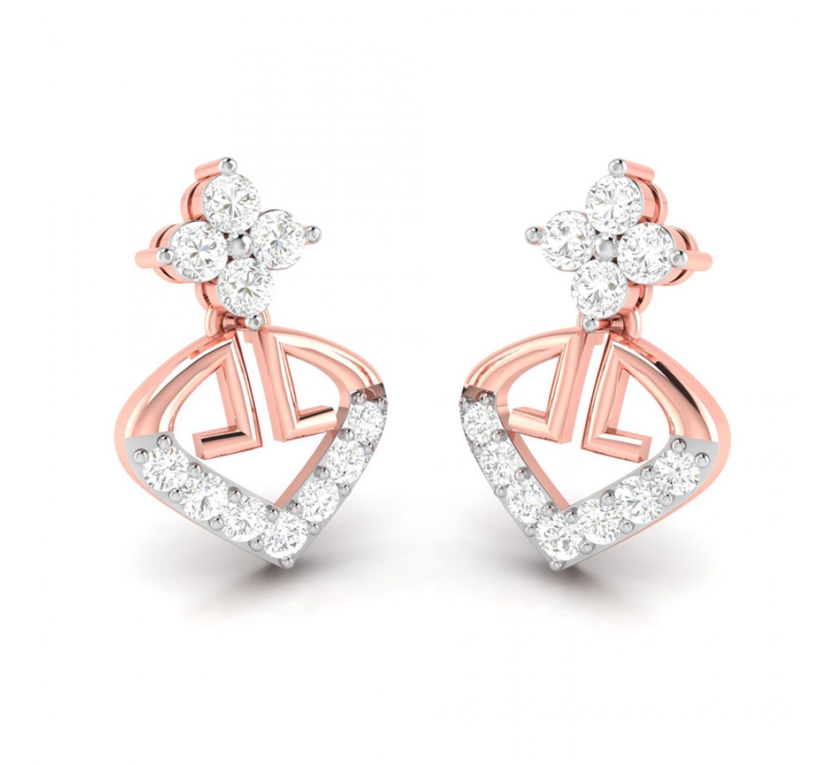 Lara Drop Diamond Earrings