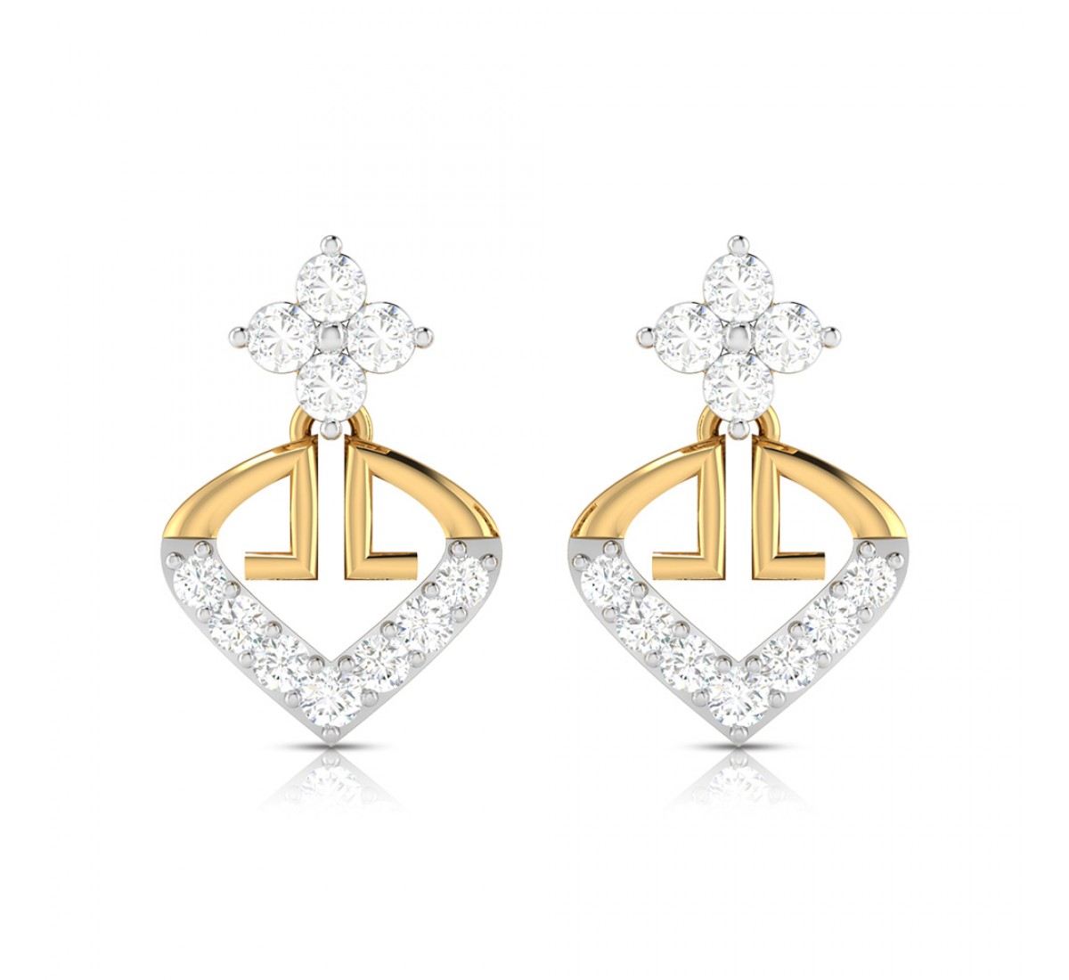 Lara Drop Diamond Earrings