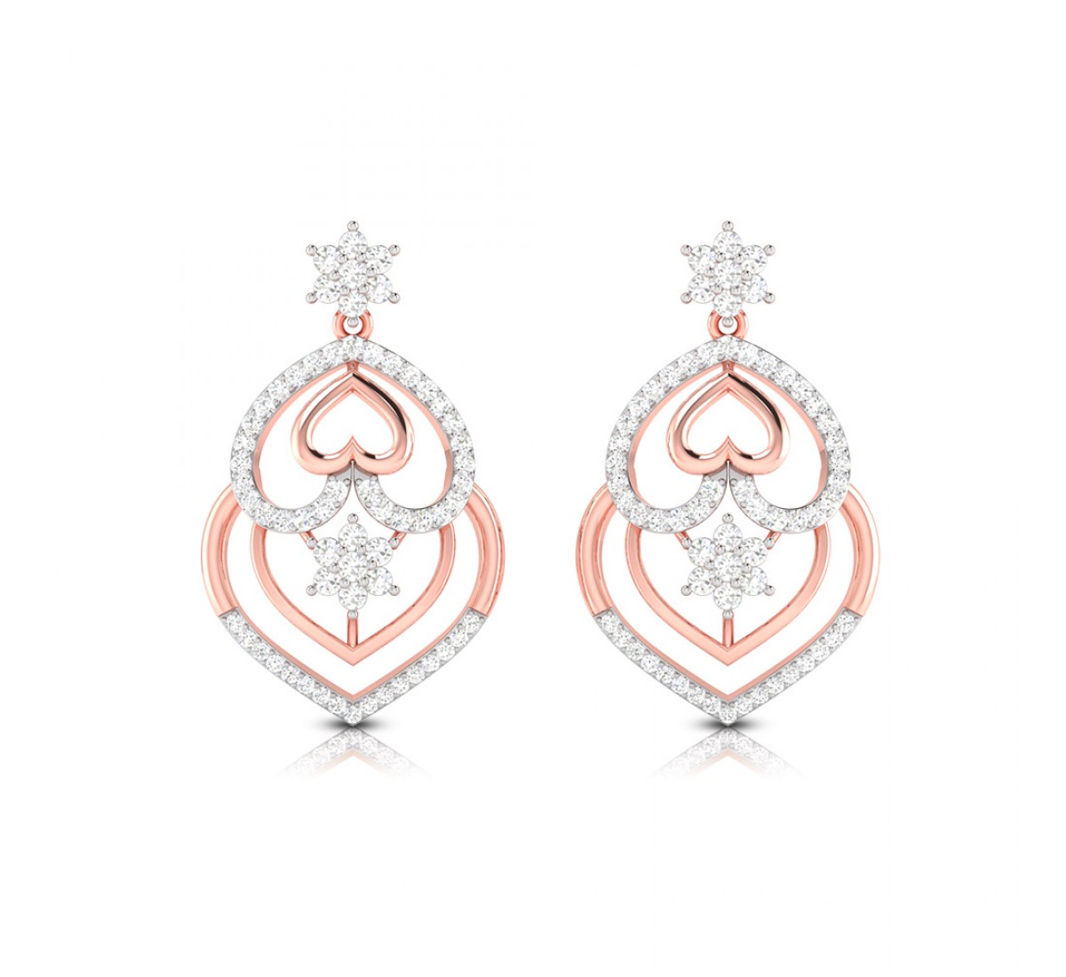 Avey Drop Diamond Earrings