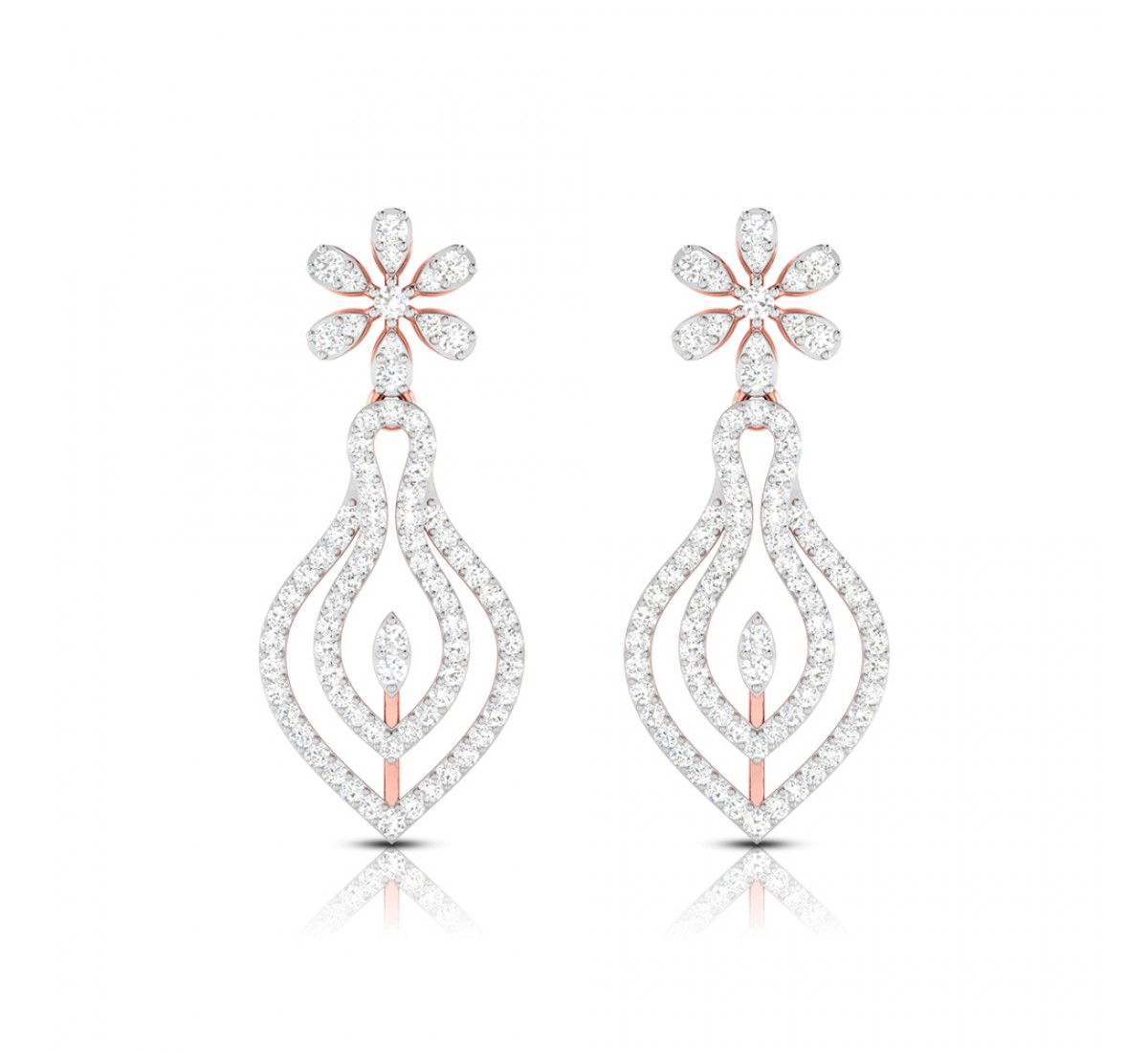 Paragon Drop Diamond Earrings