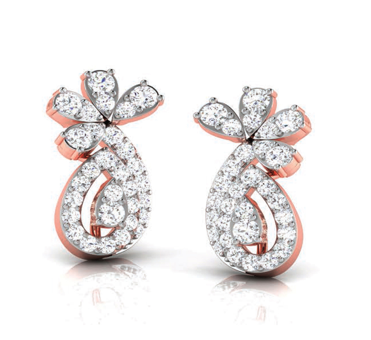 Isabella Zig Diamond Earrings