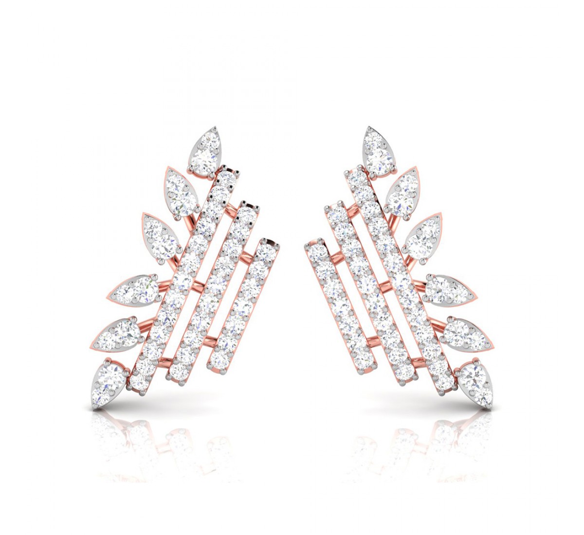 Beauty Swerve Diamond Earrings