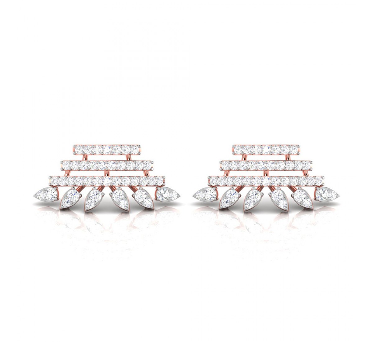 Beauty Swerve Diamond Earrings