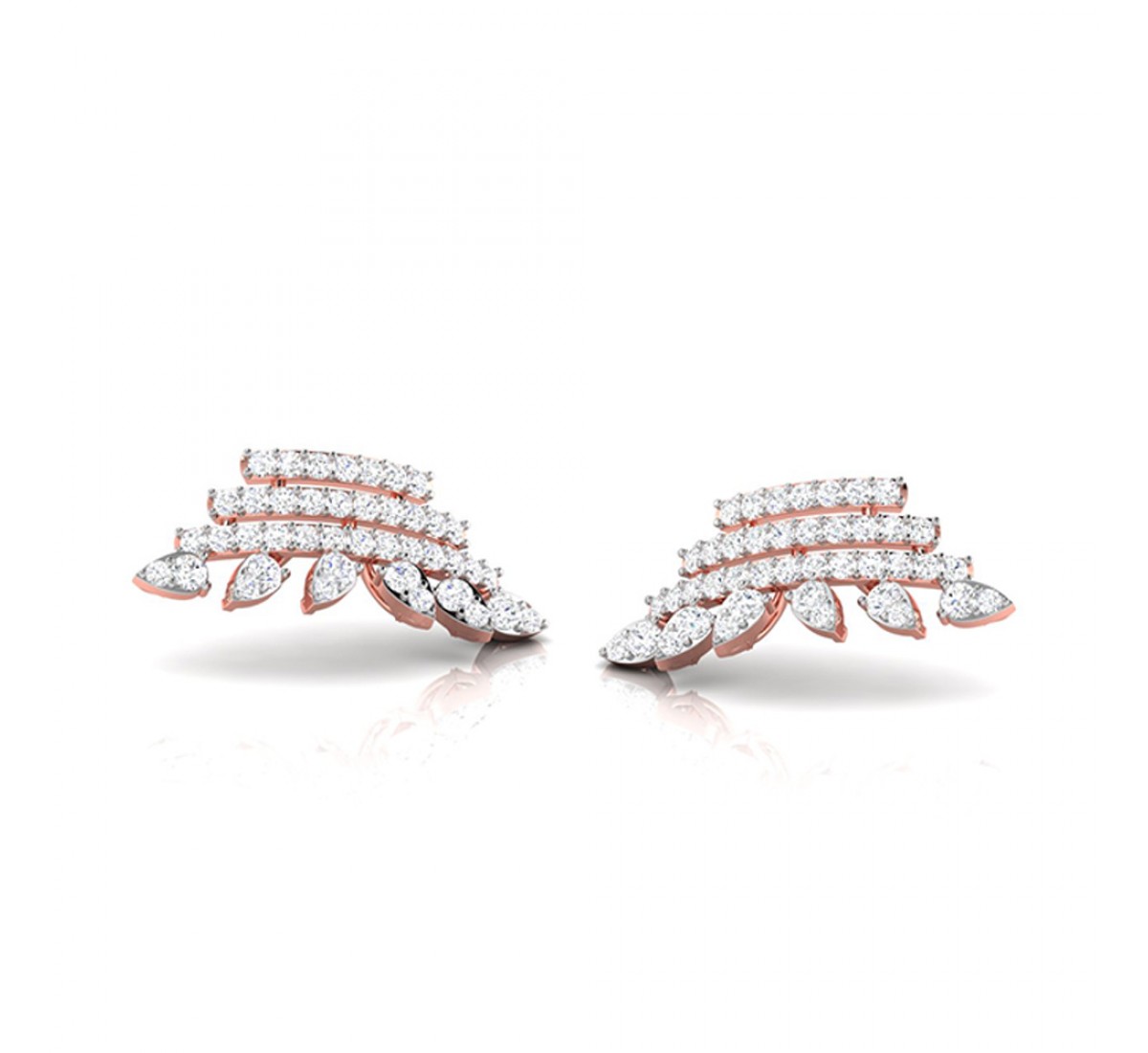 Beauty Swerve Diamond Earrings