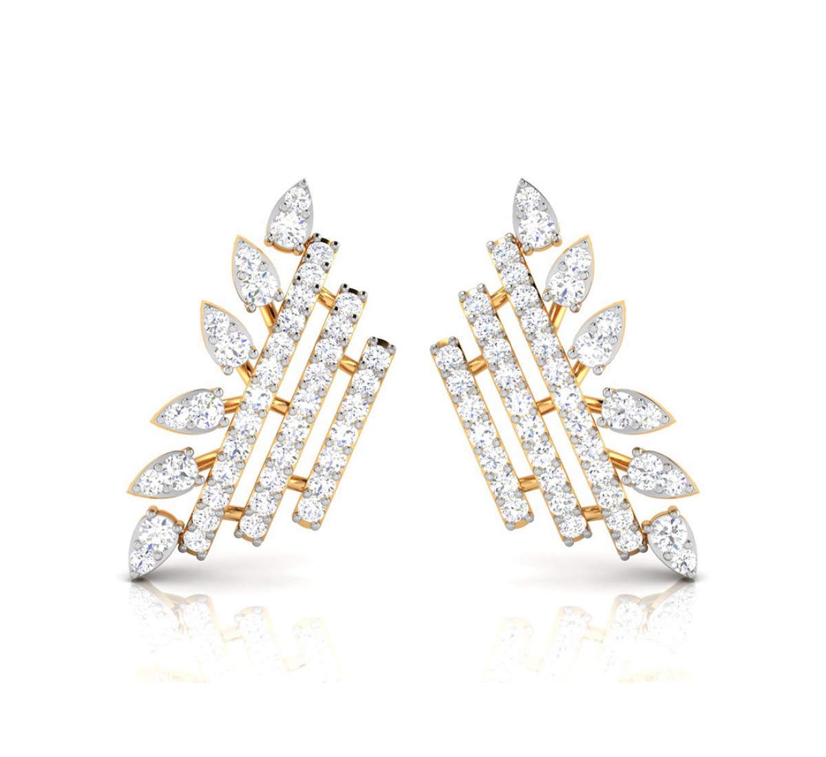 Beauty Swerve Diamond Earrings