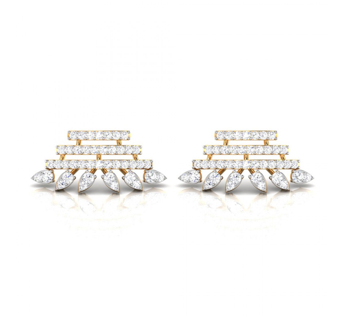 Beauty Swerve Diamond Earrings